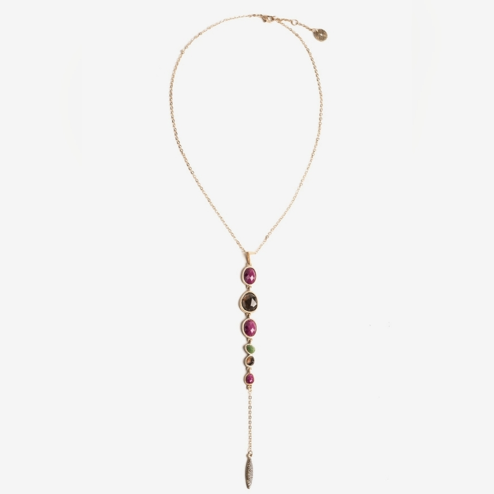 Plunder Drop Multi-Color Necklace
